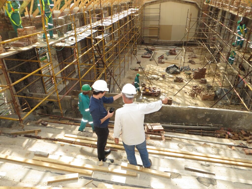 Reconstructing a fire-damaged heritage building